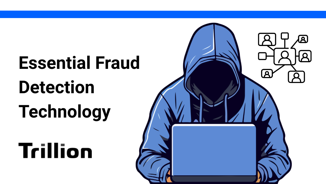 Man sitting at computer engaging in click fraud.