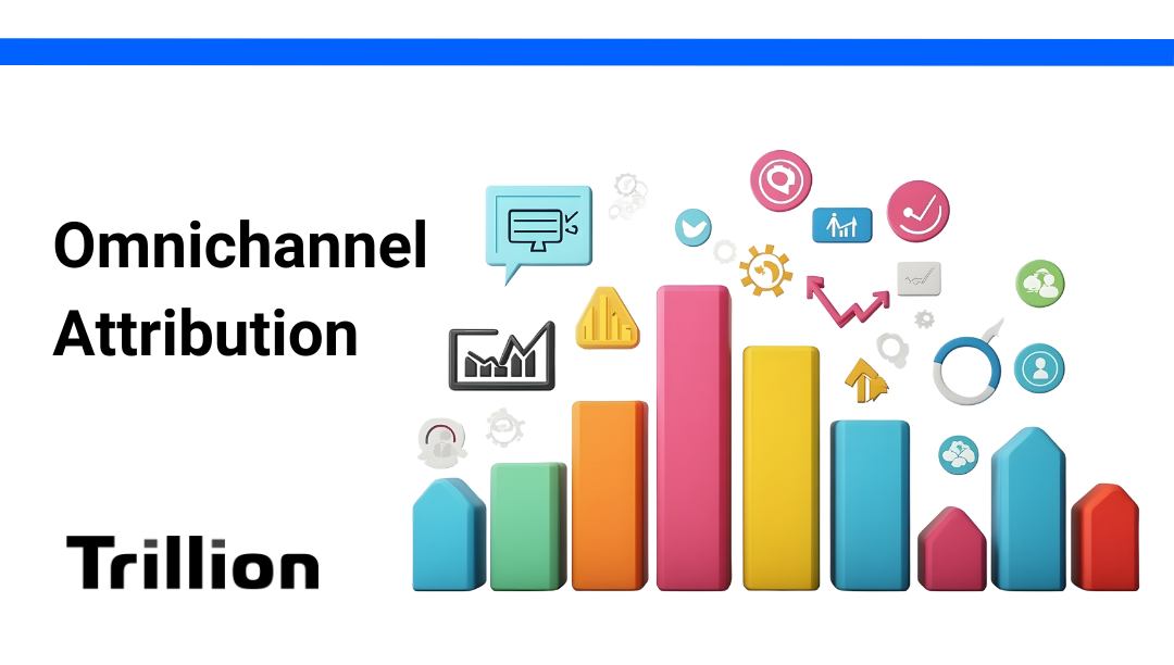Colorful omnichannel dashboard that combines online and offline customer data for campaign analysis.