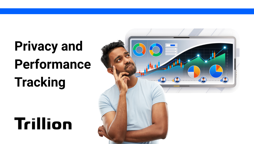 Affiliate marketer analyzing campaign performance data while respecting user privacy and consent preferences.