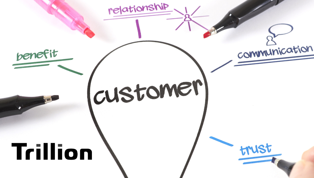 Drawing of lightbulb surrounded by marketing notes.