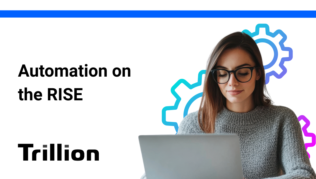 Photo and graphics of woman programmatic ad buying and automated bidding optimizing digital advertising campaigns in real time.