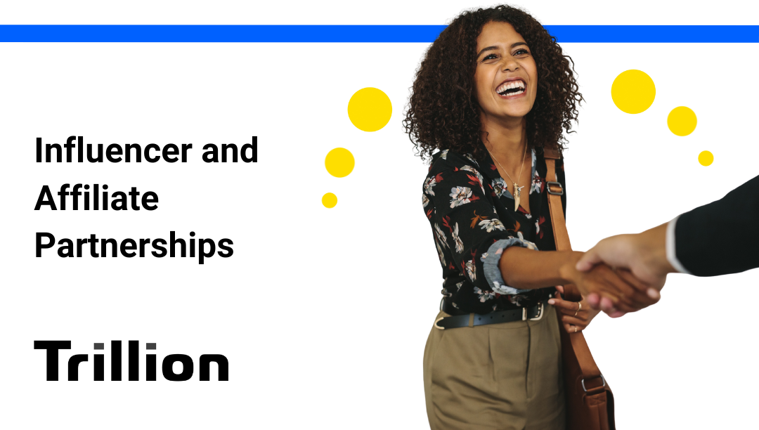 Influencer creating social media content featuring a product as part of an affiliate partnership.