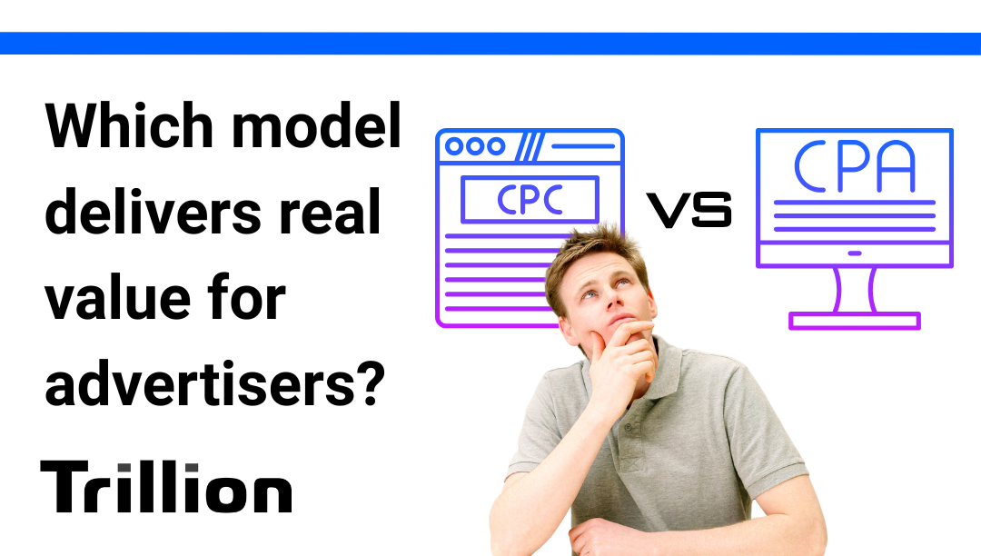 Man considering CPC and CPA options.