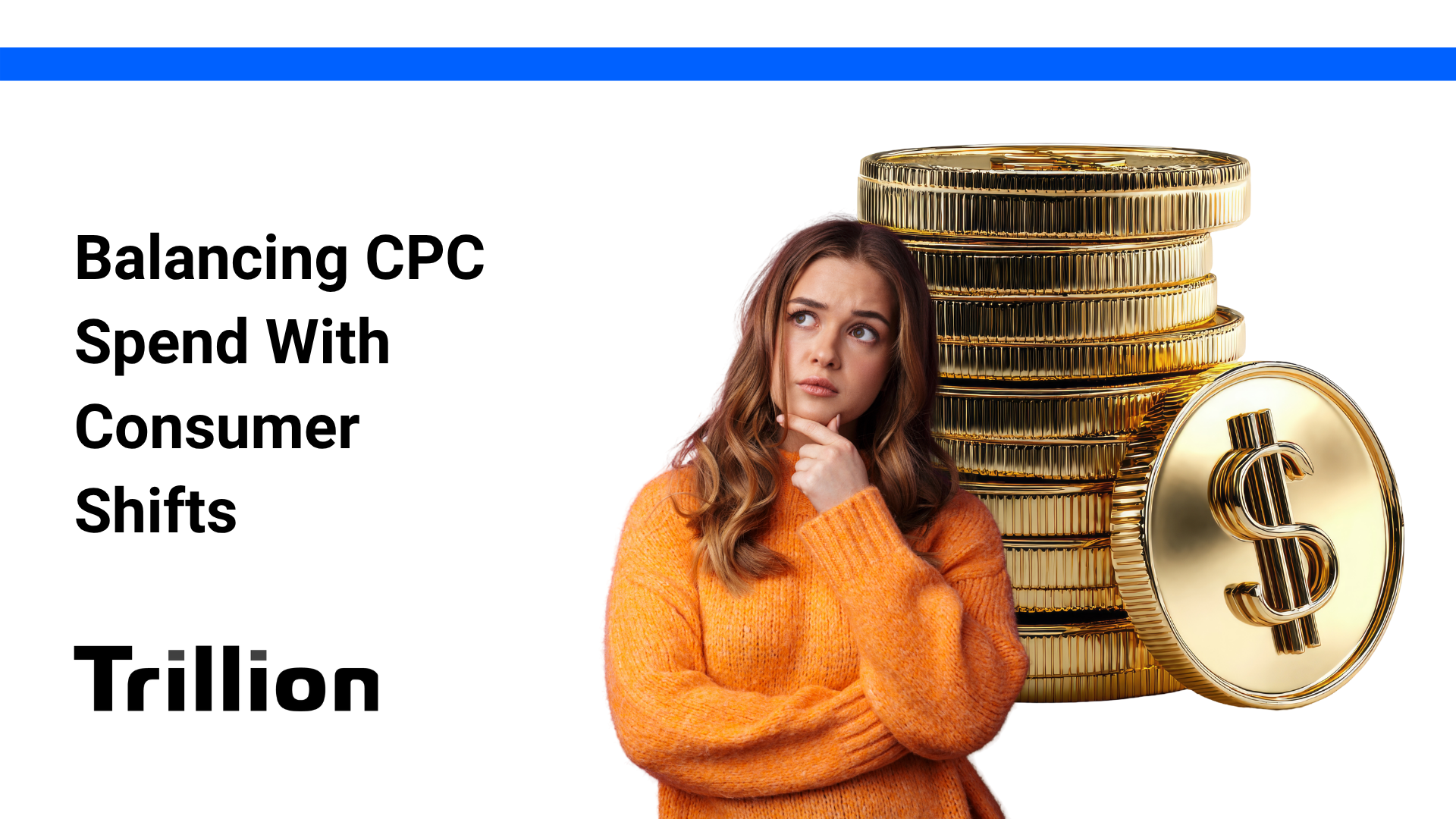 Girl thinking about money